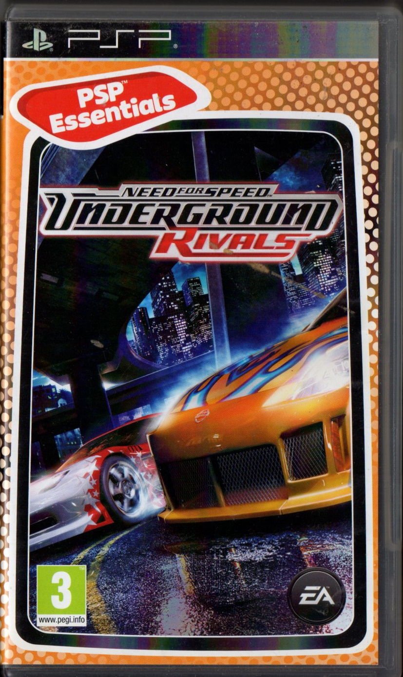 NEED FOR SPEED UNDERGROUND RIVALS - PSP OYUNU - 2.EL