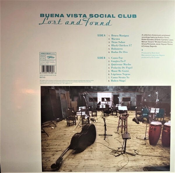 BUENA VISTA SOCIAL CLUB – LOST AND FOUND (2015) - LP SIFIR PLAK
