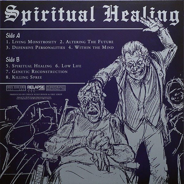 DEATH - SPIRITUAL HEALING (1990) - LP 2022 REISSUE SIFIR PLAK