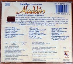 ALADDIN SOUNDTRACK / ALAN MENKEN, TIM RICE, HOWARD ASHMAN (1992) WALT DISNEY RECORDS CD 2.EL