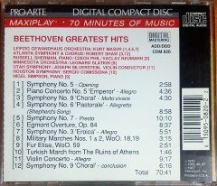 BEETHOVEN - GREATEST HITS (1987) MAXIPLAY CD 2.EL