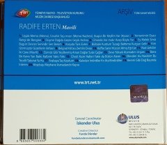 RADİFE ERTEN - MAVİLİ / TRT ARŞİV SERİSİ 113 (2010) ULUS MÜZİK CD 2.EL