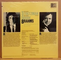 BRAHMS - SONATES FOR CLARINET AND PIANO / R STOLTZMAN & R GOODE (1982) - LP DÖNEM BASKI SIFIR PLAK