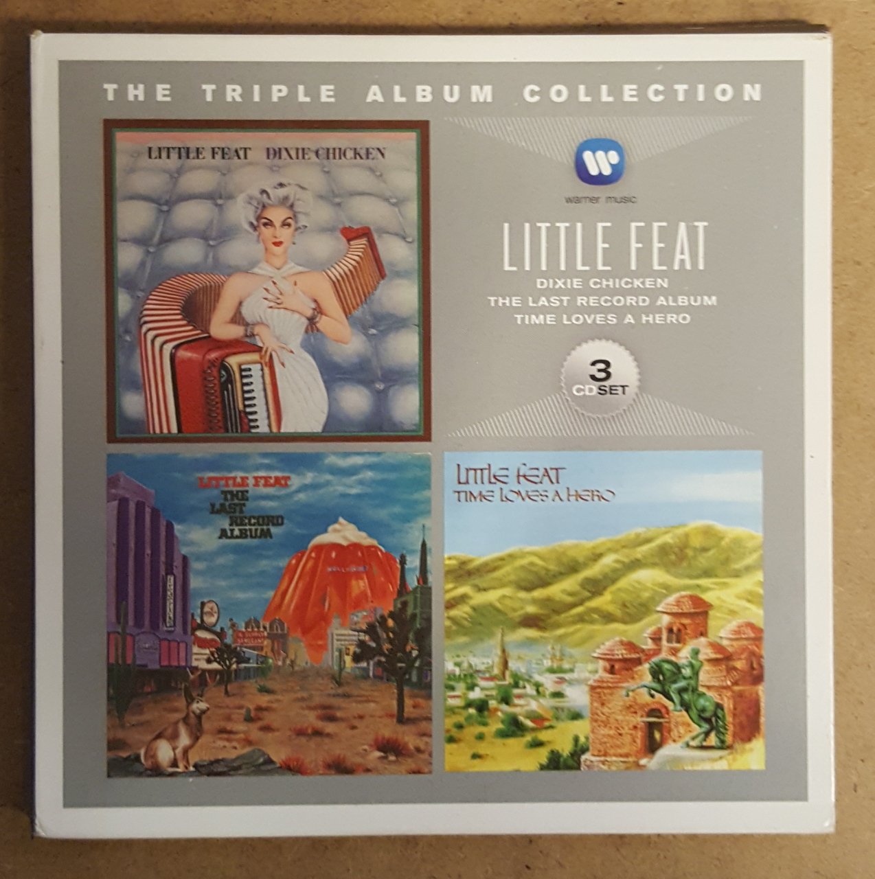 LITTLE FEAT - TRIPLE ALBUM COLLECTION (2012) - CD CARDSLEEVE DIGIPACK 2.EL