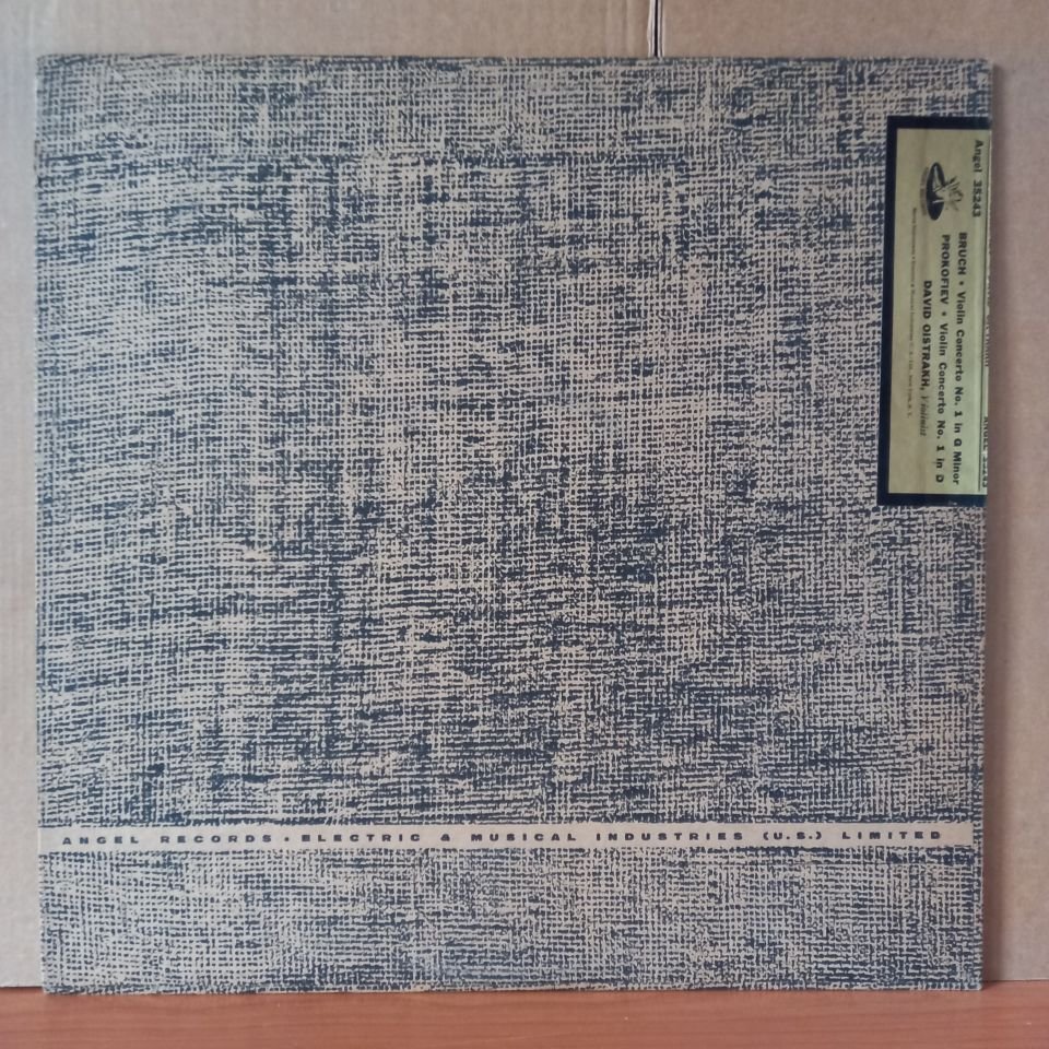 BRUCH: VIOLIN CONCERTO NO. 1 / PROKOFIEV: VIOLIN CONCERTO NO. 1 / DAVID OISTRAKH - LP 2.EL PLAK