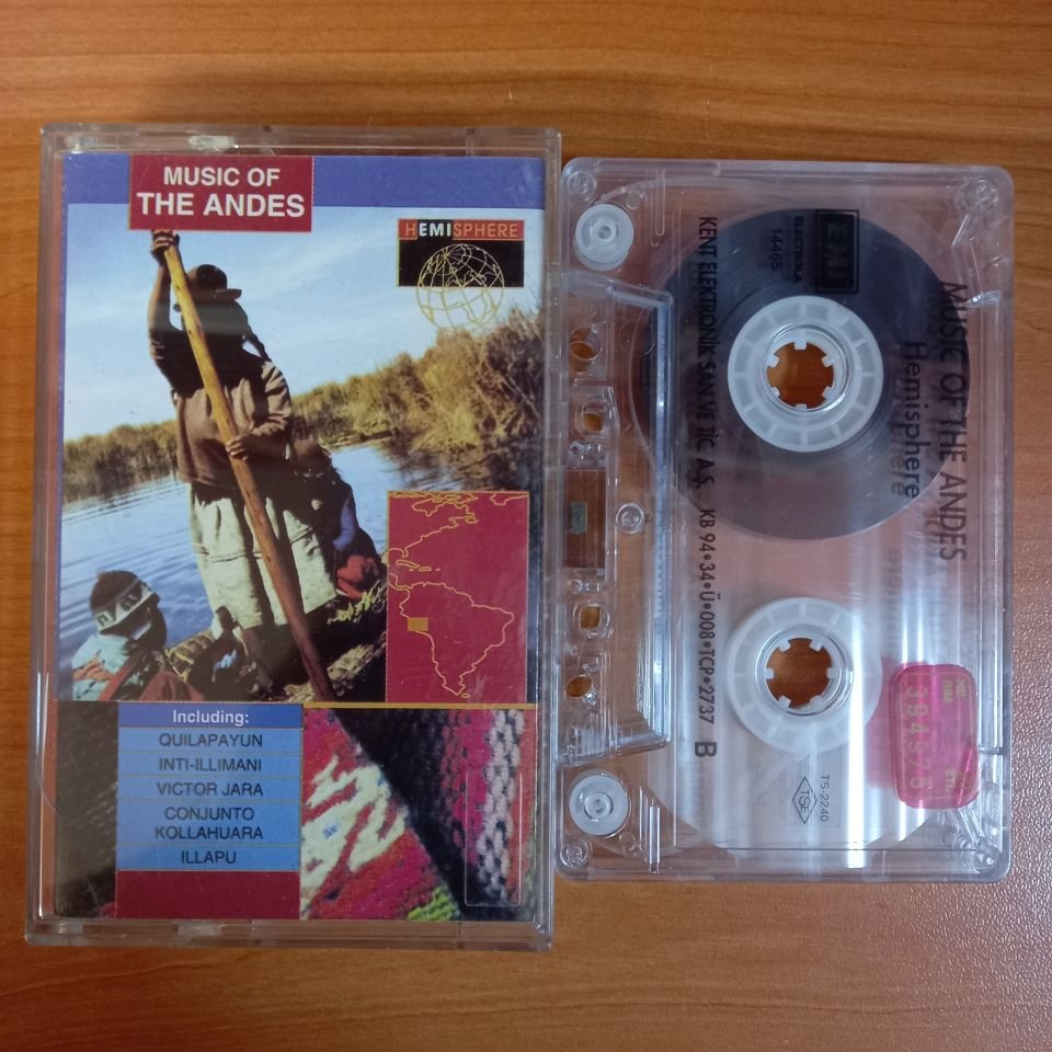 MUSIC OF THE ANDES / QUILAPAYUN, INTI-ILLIMANI, VICTOR JARA, ILLAPU (1994) - KASET 2.EL