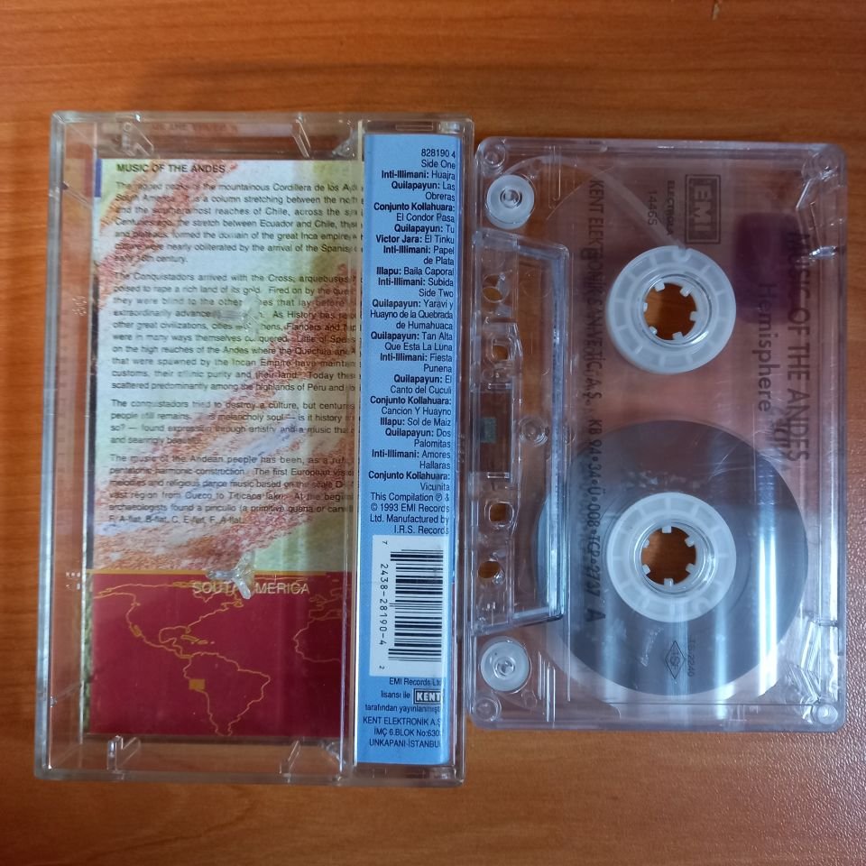 MUSIC OF THE ANDES / QUILAPAYUN, INTI-ILLIMANI, VICTOR JARA, ILLAPU (1994) - KASET 2.EL
