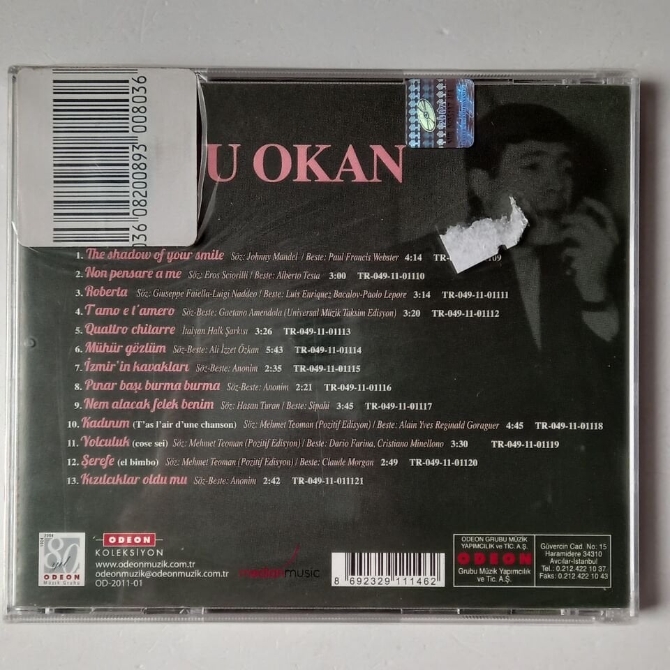 TANJU OKAN – VE TANJU OKAN SAHNEDE - KADINIM CD SIFIR