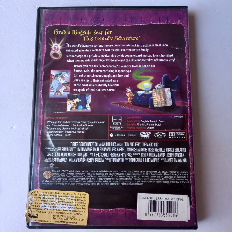 TOM AND JERRY: THE MAGIC RING - DVD 2.EL