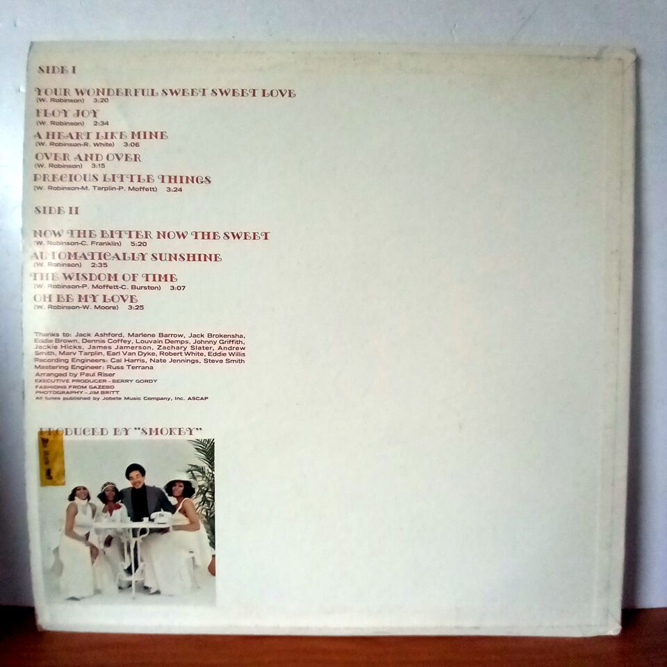 THE SUPREMES – FLOY JOY (1972) - LP 2.EL PLAK