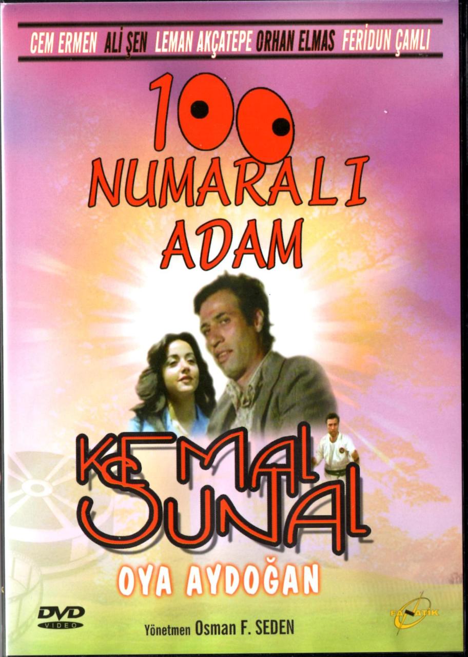 100 NUMARALI ADAM - KEMAL SUNAL - OYA AYDOĞAN - OSMAN SEDEN - DVD 2.EL
