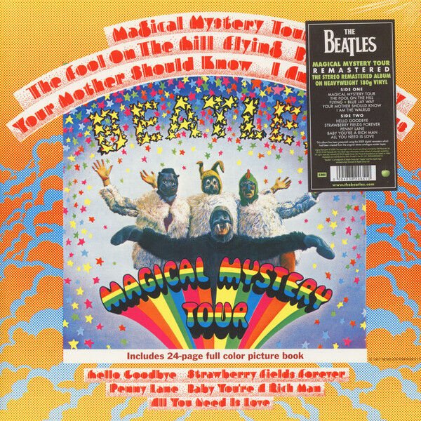 BEATLES - MAGICAL MYSTERY TOUR (1967) - LP 2012 REMASTERED REISSUE 180GR SIFIR PLAK