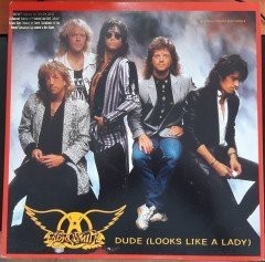 AEROSMITH - DUDE (LOOKS LIKE A LADY) (1987) - 12'' MAXI SINGLE PLAK 2.EL