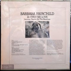BARBARA FAIRCHILD - A SWEETER LOVE (1972) - DÖNEM BASKISI PLAK SIFIR