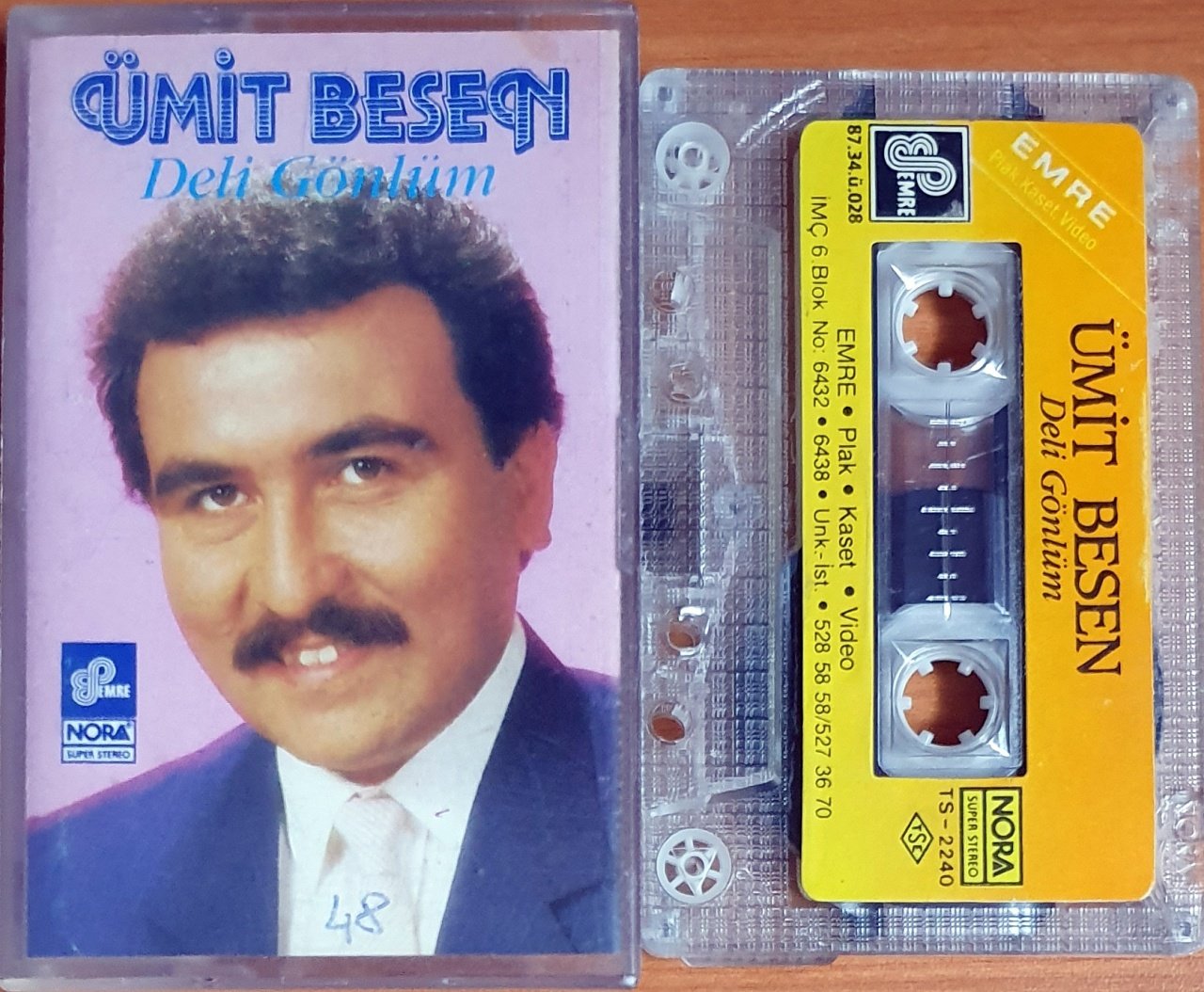 ÜMİT BESEN - DELİ GÖNLÜM (1987) - KASET EMRE 2.EL