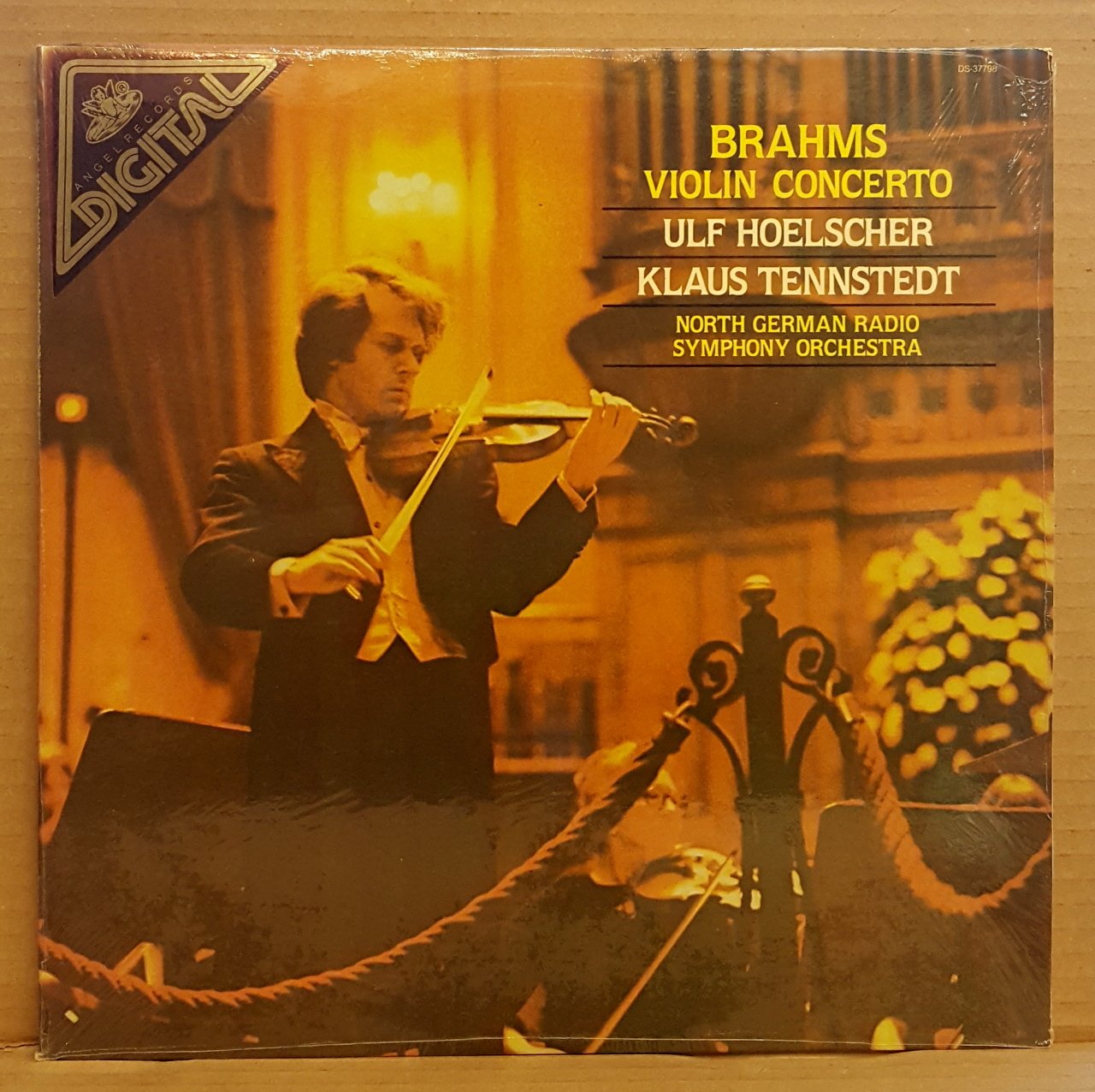 BRAHMS - VIOLIN CONCERT / ULF HOELSCHER KLAUS TENNSTEDT (1980) - LP 2.EL PLAK