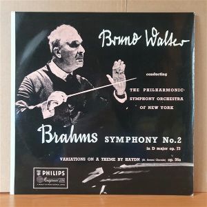 BRAHMS: SYMPHONY NO.2 IN D MAJOR OP.73 / HAYDN: VARIATIONS ON A THEME OP.56A / BRUNO WALTER, THE PHILHARMONIC-SYMPHONY ORCHESTRA OF NEW YORK - LP 2.EL PLAK
