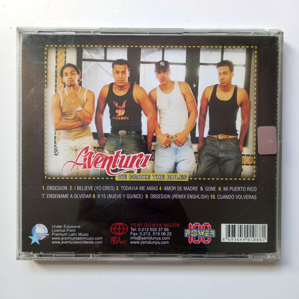 AVENTURA – WE BROKE THE RULES (2005) - CD 2.EL
