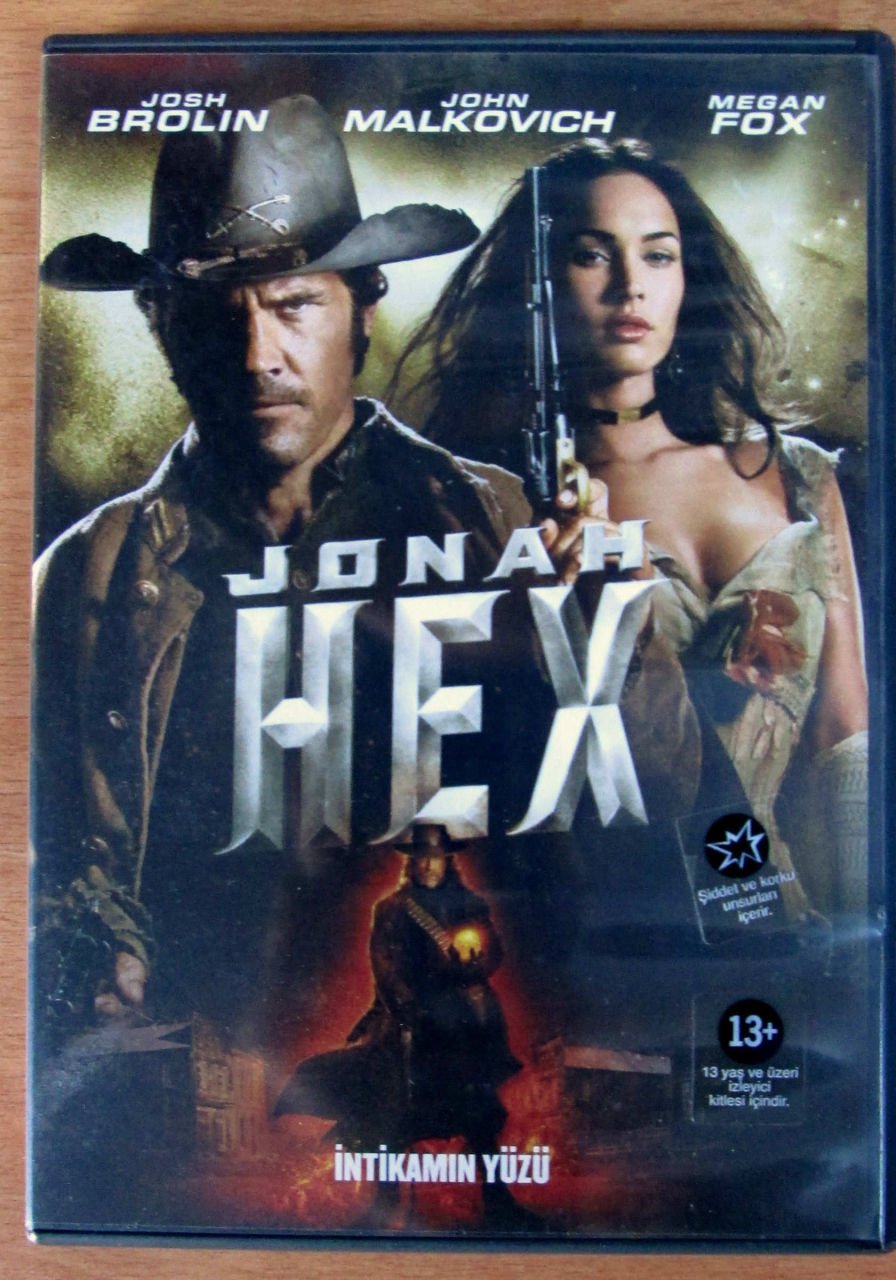 JONAH HEX - JOSH BROLIN - JOHN MALKOVICH - MEGAN FOX - DVD 2.EL
