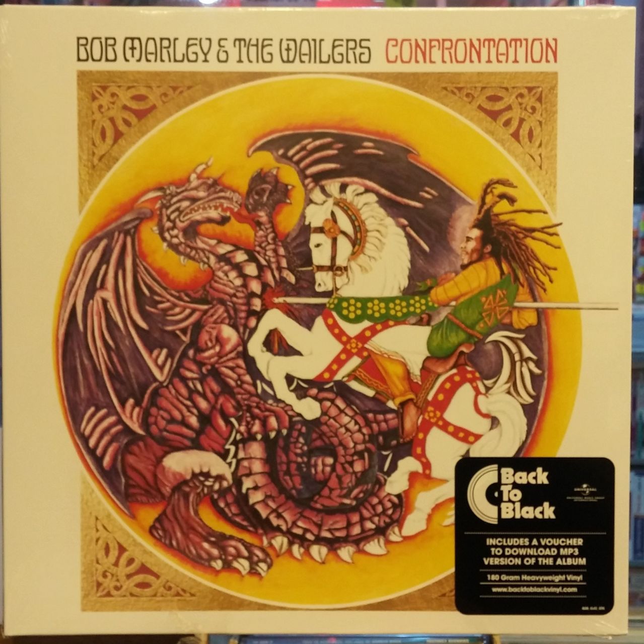 BOB MARLEY & THE WAILERS - CONFRONTATION LP GATEFOLD SLEEVE SFR