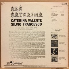 CATERINA VALENTE & SILVIO FRANCESCO - OLE CATERINA (1957) 2.EL PLAK