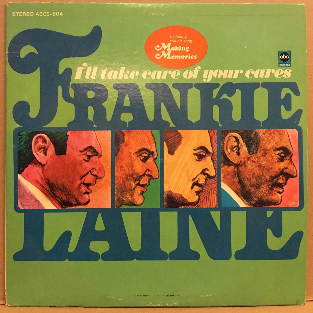 FRANKIE VALLI - I'LL TAKE CARE OF YOUR CARES (1966) MAKING MEMORIES, REISSUE 2.EL PLAK