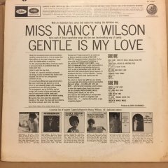 NANCY WILSON - GENTLE IS MY LOVE (1965) REISSUE 2.EL PLAK