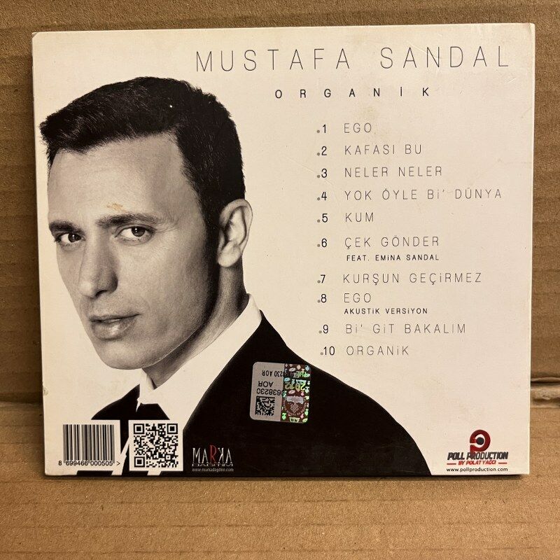 MUSTAFA SANDAL - ORGANİK (2012) - CD DIGIPAK 2.EL