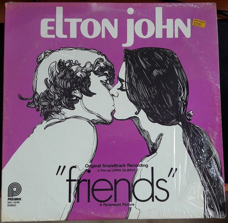 FRIENDS - SOUNDTRACK - ELTON JOHN - PLAK SIFIR