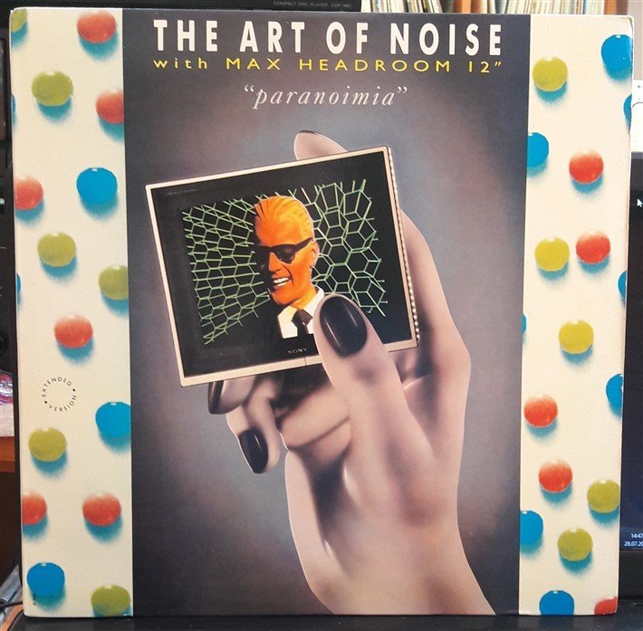 THE ART OF NOISE - PARANOIMIA (1986) - 12'' MAXI SINGLE VINYL PLAK 2.EL