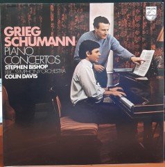 GRIEG, SCHUMANN PIANO CONCERTOS, STEPHEN BISHOP, BBC SYMPHONY ORCHESTRA, COLIN DAVIS (1972) - PLAK 2.EL