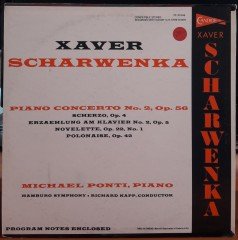 SCHARWENKA: PIANO CONCERTO NO.2, MICHAEL PONTI - PLAK 2.EL