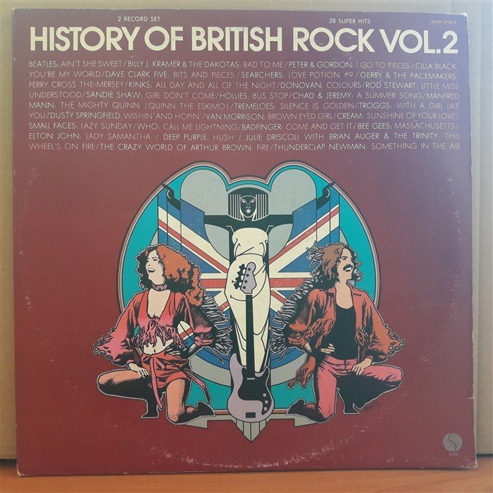 HISTORY OF BRITISH ROCK VOL.2 - BEATLES, ROD STEWART, SMALL FACES, CREAM ... - 2PLAK 2.EL