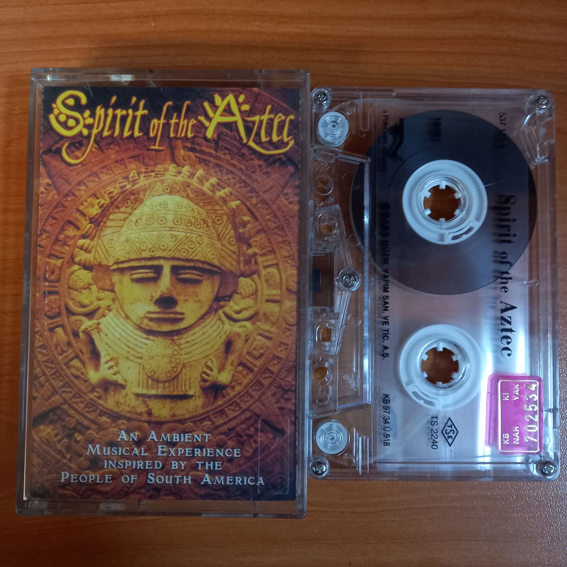 SPIRIT OF THE AZTEC / AN AMBIENT MUSICAL EXPERIENCE INSPIRED BY THE PEOPLE OF SOUTH AMERICA (1997) - KASET 2.EL