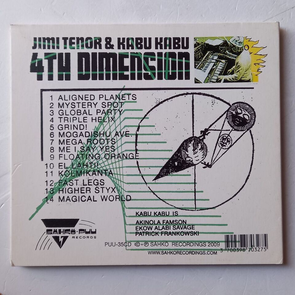 JIMI TENOR & KABU KABU – 4TH DIMENSION (2009) - CD DIGIPAK 2.EL