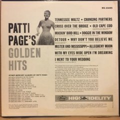 PATTI PAGE - GOLDEN HITS 2.EL PLAK