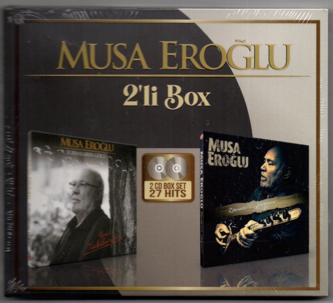 MUSA EROĞLU - 2'Lİ BOX (TURNALARIN GÖÇÜ/ZAMANSIZ YAĞMUR) - 2CD DIGIPACK SIFIR