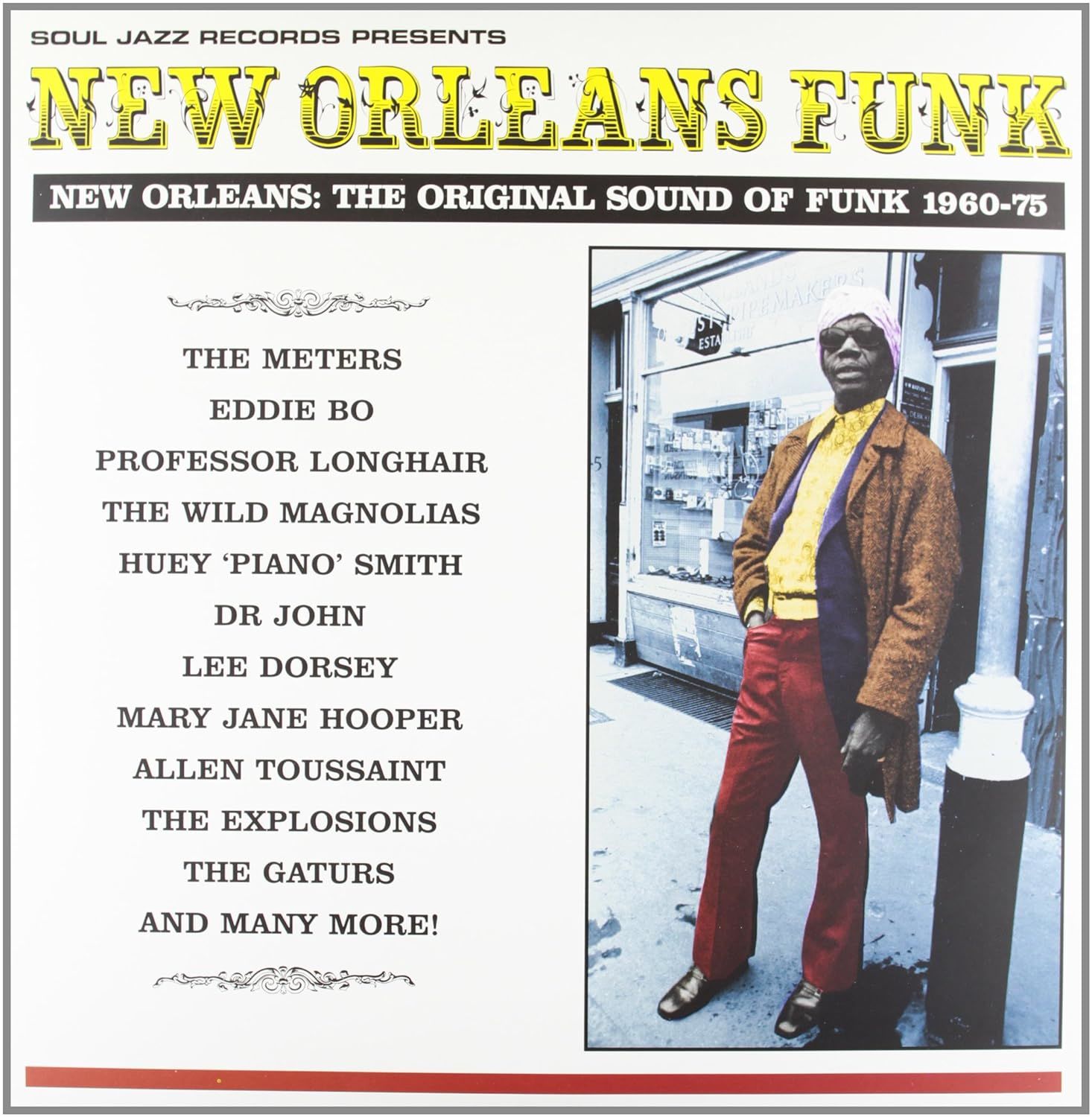 NEW ORLEANS FUNK - ORIGINAL SOUND OF FUNK 1960-75 (2000) - 3LP SOUL FUNK COMPILATION SIFIR PLAK