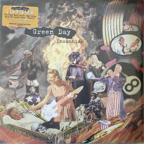 GREEN DAY - INSOMNIAC (1995) - PLAK SIFIR