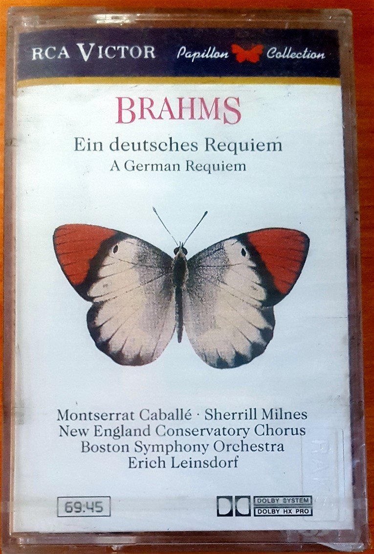 BRAHMS - EIN DEUTSCHES REQUIEM / A GERMAN REQUIEM KASET SIFIR