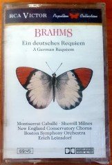 BRAHMS - EIN DEUTSCHES REQUIEM / A GERMAN REQUIEM KASET SIFIR