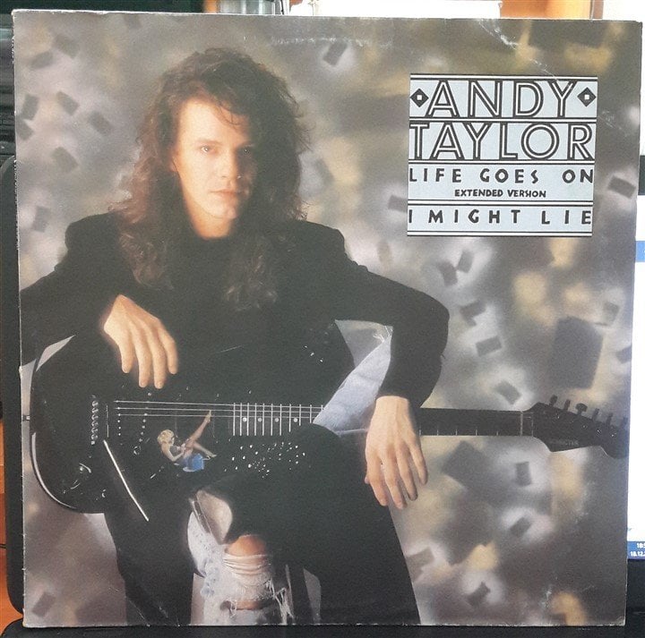 ANDY TAYLOR - LIFE GOES ON (1987) - 12'' MAXI SINGLE PLAK 2.EL