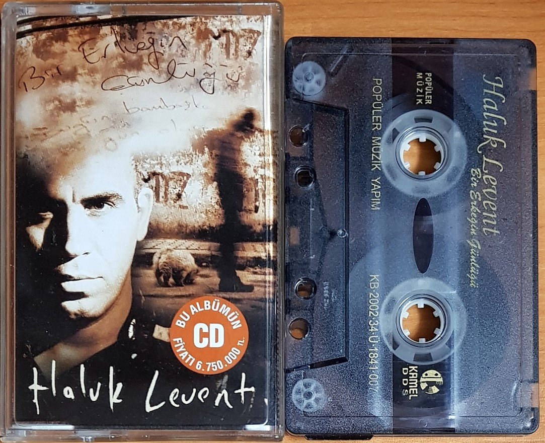 HALUK LEVENT - BİR ERKEĞİN GÜNLÜĞÜ (2002) POPÜLER MÜZİK KASET 2.EL