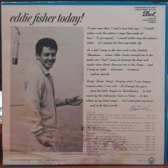 EDDIE FISHER - TODAY! - PLAK 2.EL