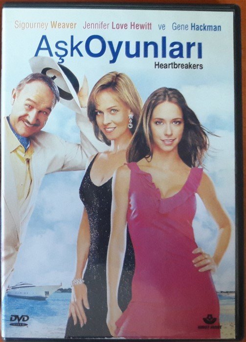 AŞK OYUNLARI - HEARTBREAKERS - SIGNOURNEY WEAVER - GENE HACKMAN - DVD 2.EL