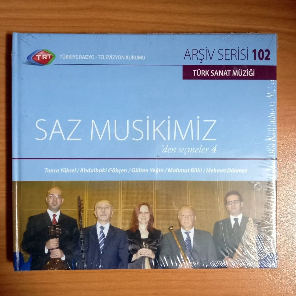 SAZ MUSİKİMİZ'DEN SEÇMELER 4 / TÜRK SANAT MÜZİĞİ /TRT ARŞİV SERİSİ 102 - CD SIFIR
