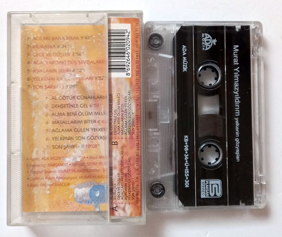 MURAT YILMAZYILDIRIM - YELKENİN GÖZYAŞLARI (1998) - KASET 2.EL