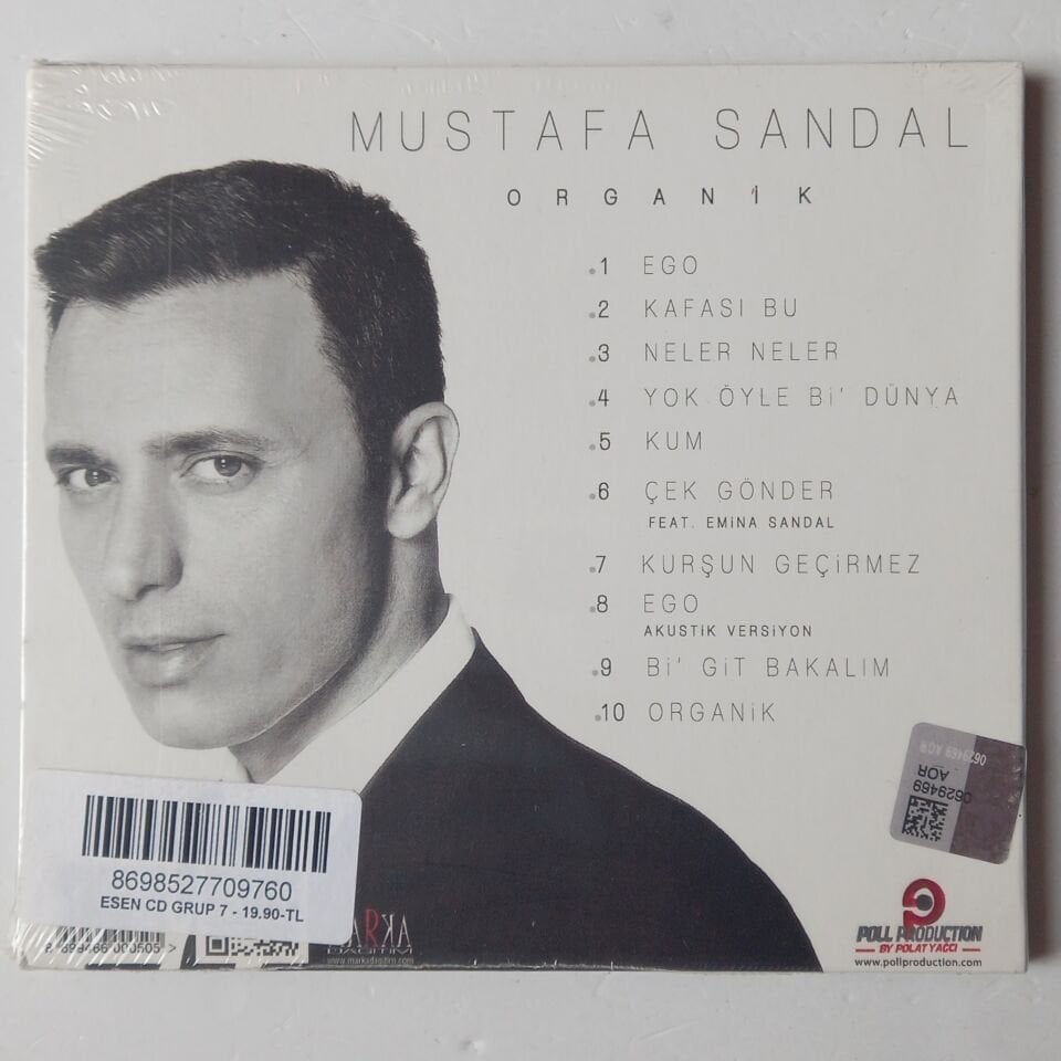 MUSTAFA SANDAL – ORGANIK - CD SIFIR