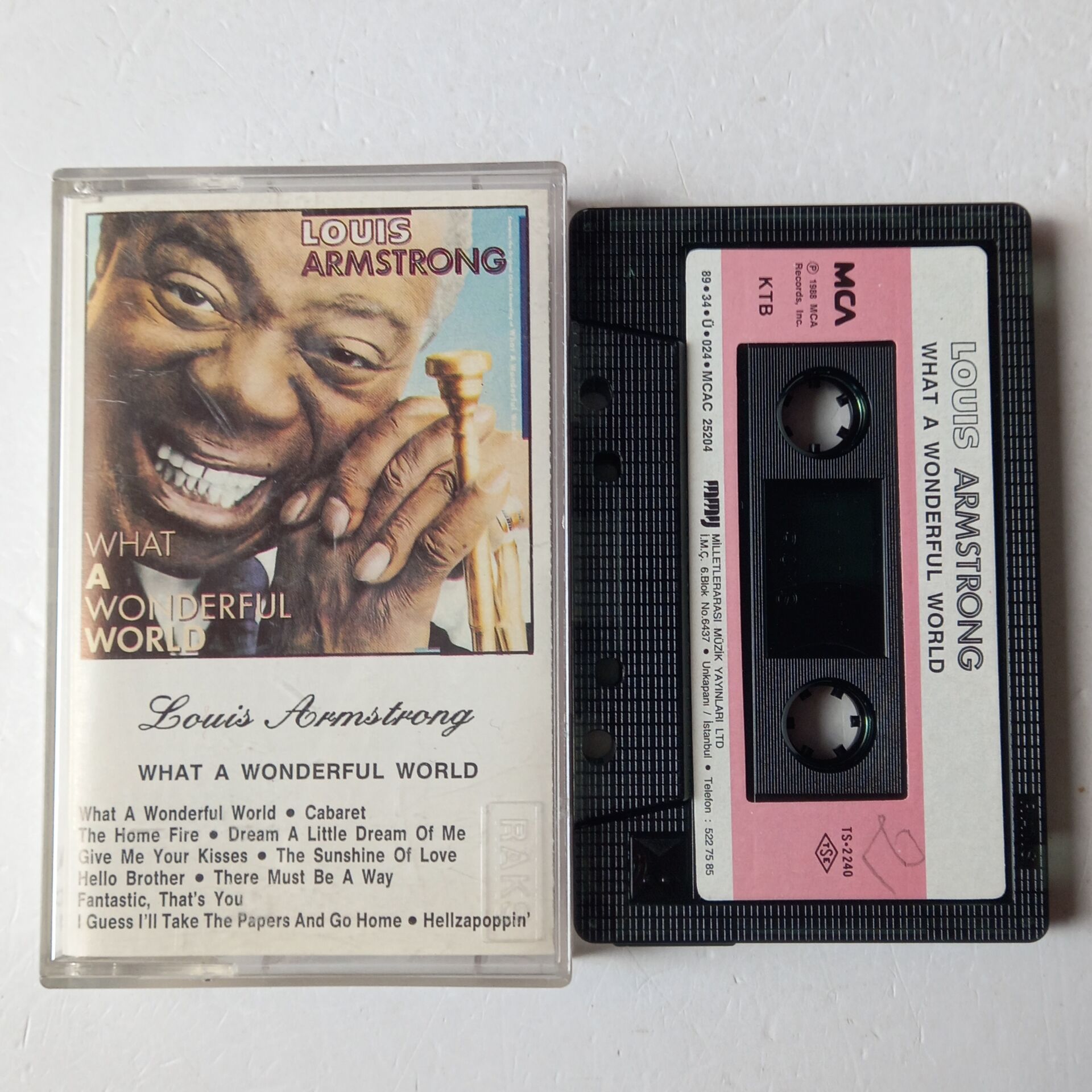 LOUIS ARMSTRONG – WHAT A WONDERFUL WORLD (1989) - KASET 2.EL