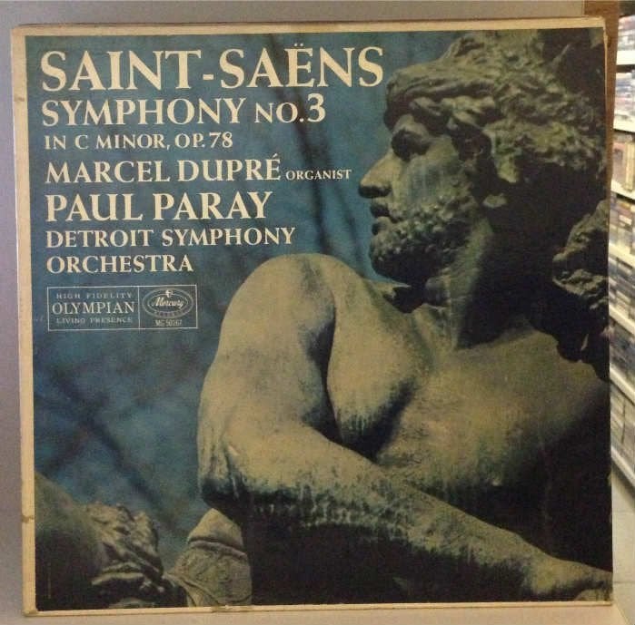 SAINT-SAENS SYMPHONY NO.3 PAUL PARAY DETROIT LP 2.EL